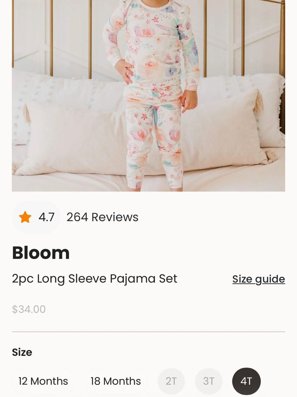Copper Pearl “Bloom” Floral Kids Leggings - White with Pink & Aqua Floral